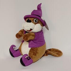 Buc-Ees 2025 Halloween Wizard Put A Spell On Me Beaver 13” Plush Toy
